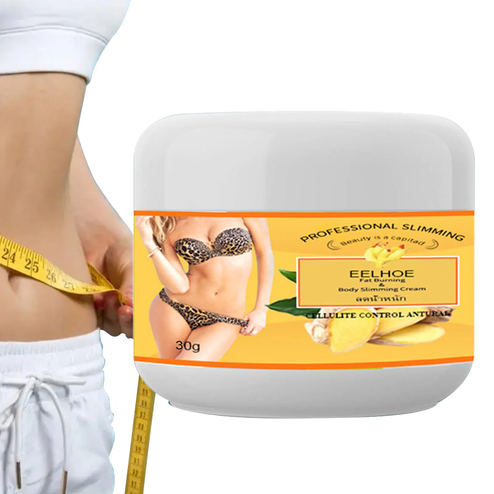 

Крем для похудения для пупка, ног, живота, сжигающий жир, антицеллюлитный, подтягивающий, имбирный крем, успокаивающий, расслабляющий, увлаж...