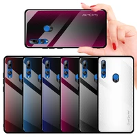 colorful striped phone case for huawei nova9pro 9se 8pro 8se 7pro 8i 7i 6se 5z gradient glass cover for p smart plus