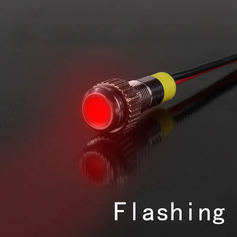 

Светодиодный мини-индикатор FERNYE 6-12 мм, 6/12/24/48 В, красный/желтый/синий/зеленый