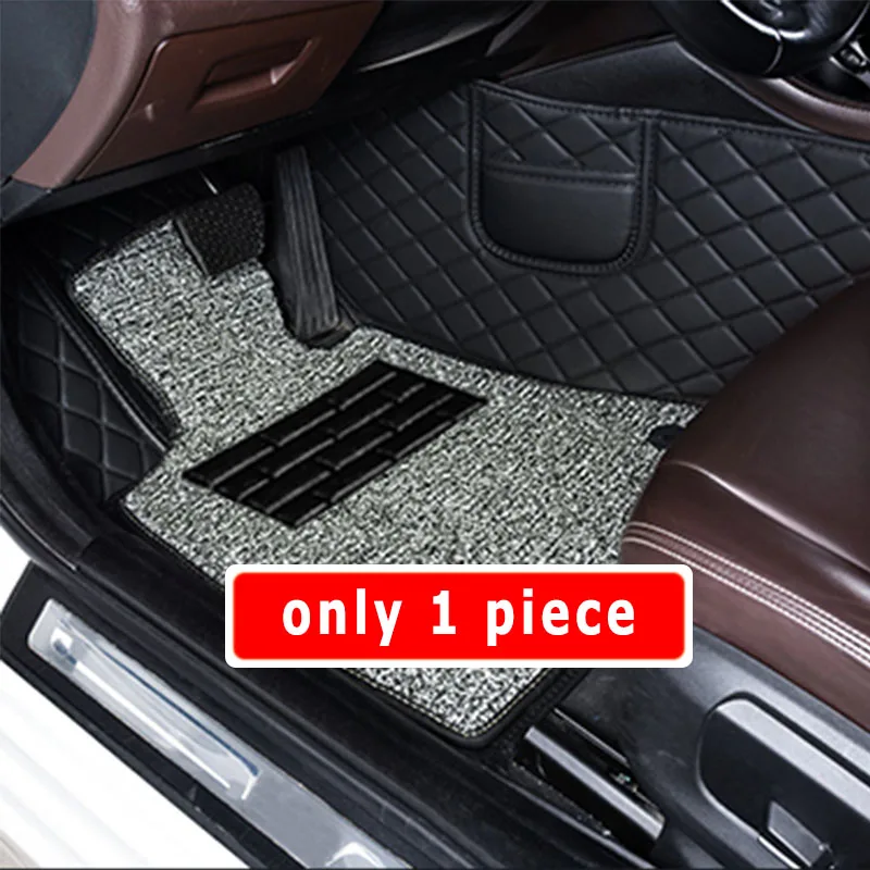 

Автомобильные коврики, коврики для Toyota Land Cruiser Prado 150 2017 2016 2015 2014, автомобильные двухслойные аксессуары с проволочной петлей, коврики