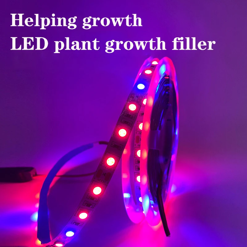 5M DC12V Phyto Lamps Full Spectrum LED Strip Light 60Leds/m LED Fitolampy Grow Lights