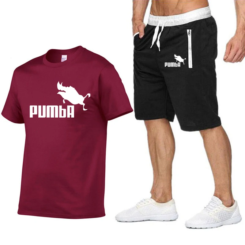 

Fashion Cartoon Printed Men's T-shirt, Leisure Beach Shorts Set, Brand Running Sportswear, Street T-shirt, Top Versatile Summer