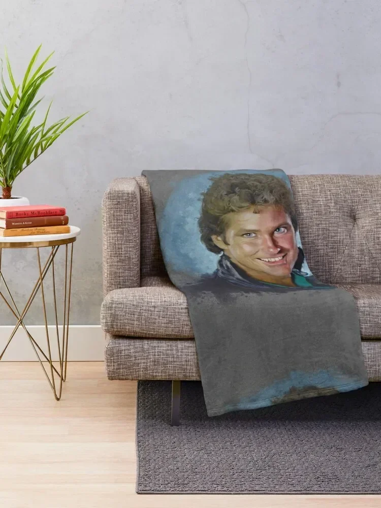 Давид хассельхофф плед одеяло персонализированный подарок постельное белье