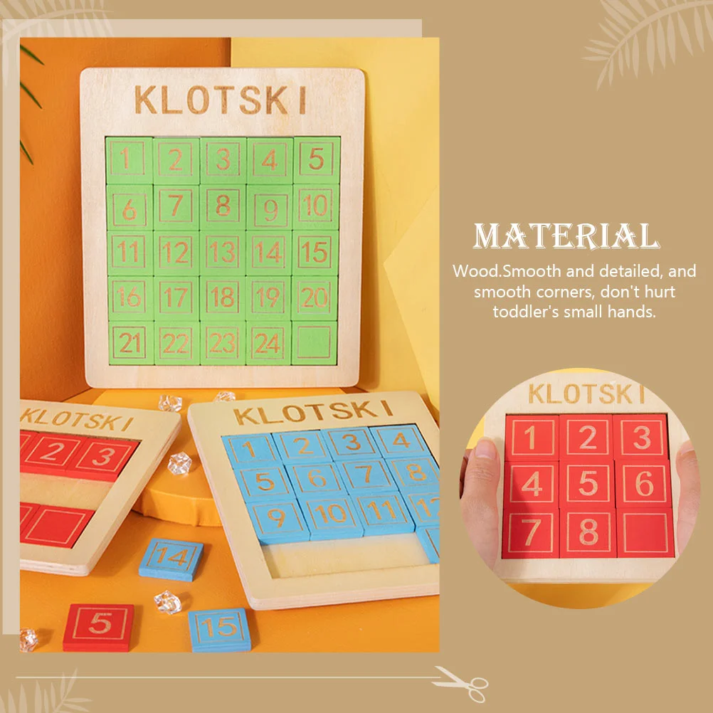 Цифровая дорожная горка Huarong головоломка раздвижные игрушки для познания чисел