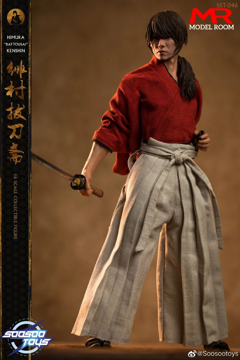 В наличии sootoys SST-046 1/6 Himura Kenshin фигурка модель SST046 12 дюймов мужской солдат тела