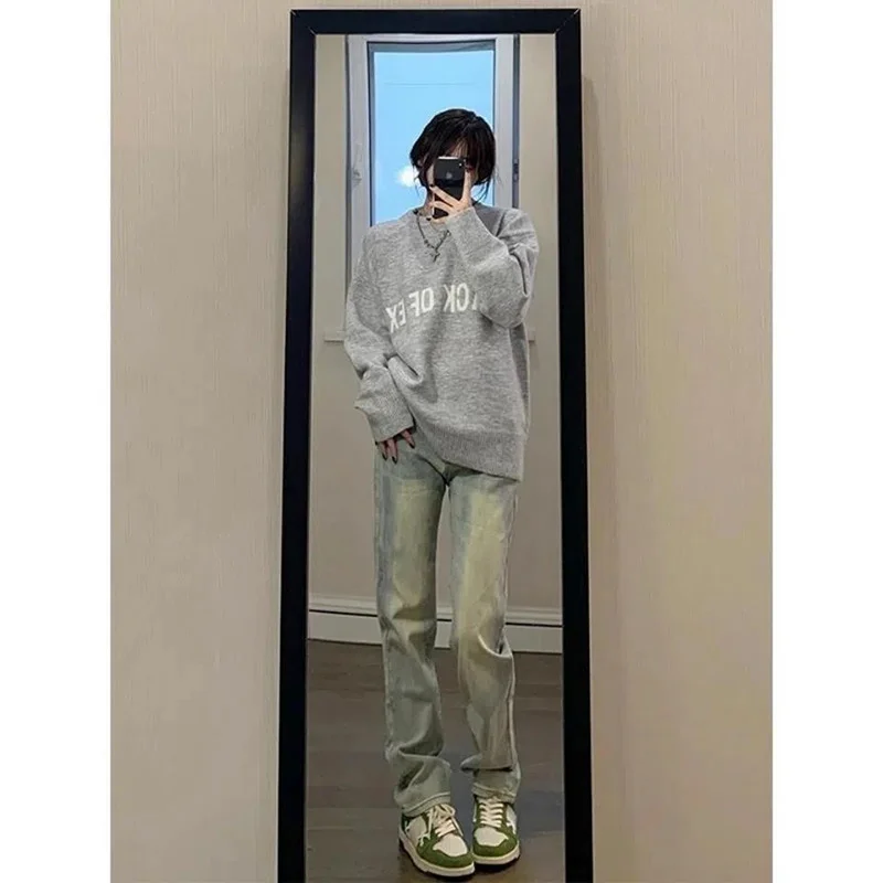 Streetwear Denim Vintage Clothes Women's Pants Newjeans Baggy Jeans Woman High Waist Female Clothing Korean Fashion Y2k