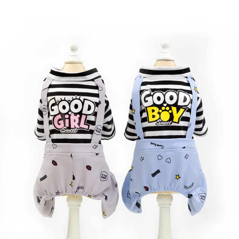 Pet Dog Costume Cute Puppy Clothes Pajamas Bodysuit Coat Jumpsuit Overalls Dog Outfit for Small Medium Dogs Cats Kitten Boy Girl images - 6