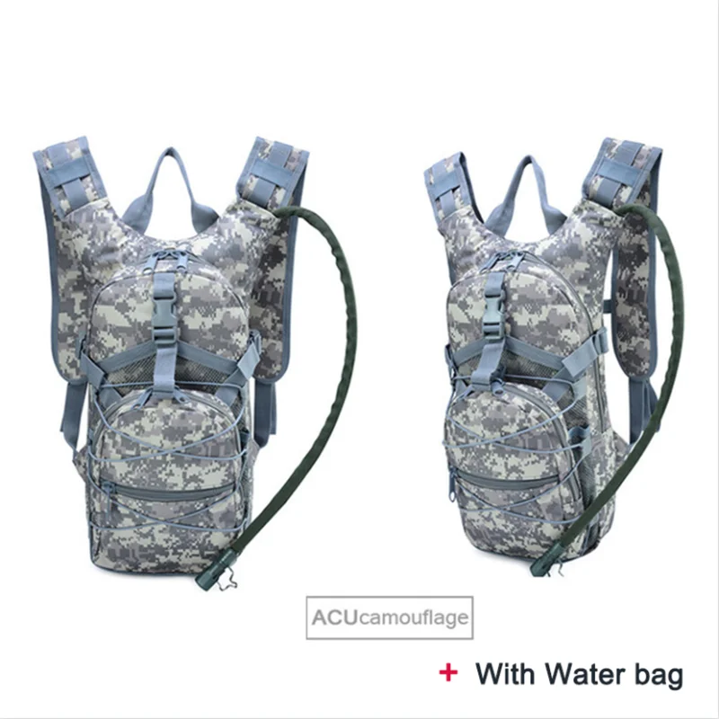 

Lightweight Tactical Backpack Water Bag Camel Survival Backpack Hiking Hydration Military Pouch Rucksack Camping Bicycle Daypack