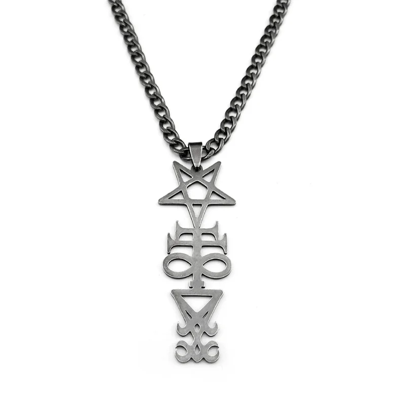 Женское/Мужское ожерелье из нержавеющей стали с подвеской-крестом