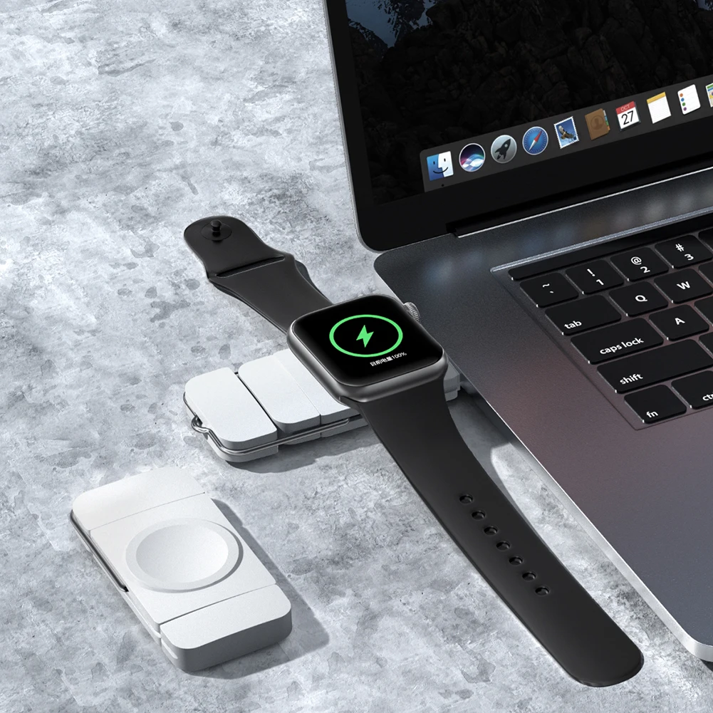 

Dual Ports Charging Dock Station Replacement Magnetic Charger Dock Smart Watch Charger for Samsung Galaxy Watch4 Classic / 4 / 3