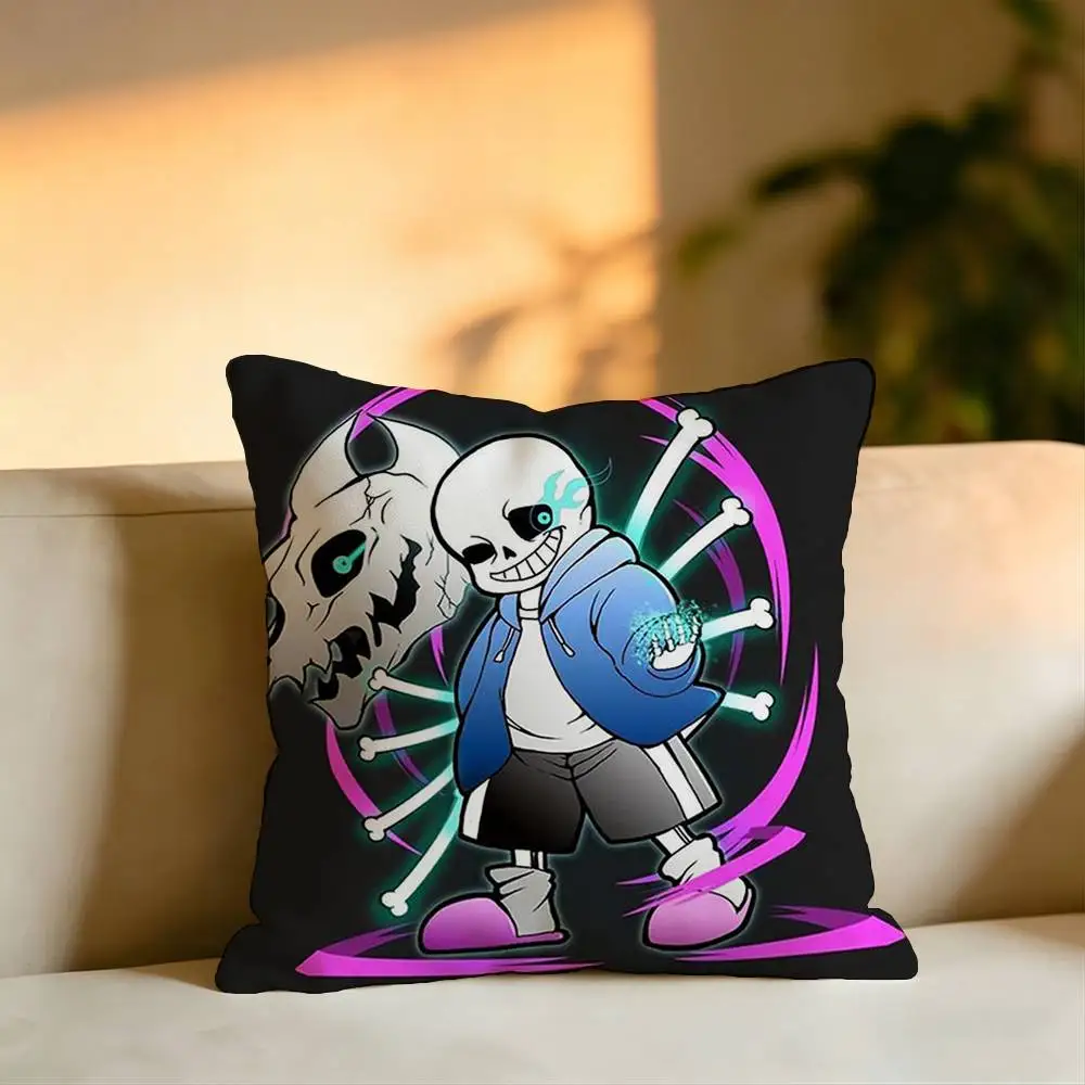 Наволочка для подушки Hot Game Undertale-Sans, квадратная, двусторонняя, для дивана, для спальни, прикроватная подушка (art.: 3920dbf1d2d4f) - 3920dbf1d2d4f