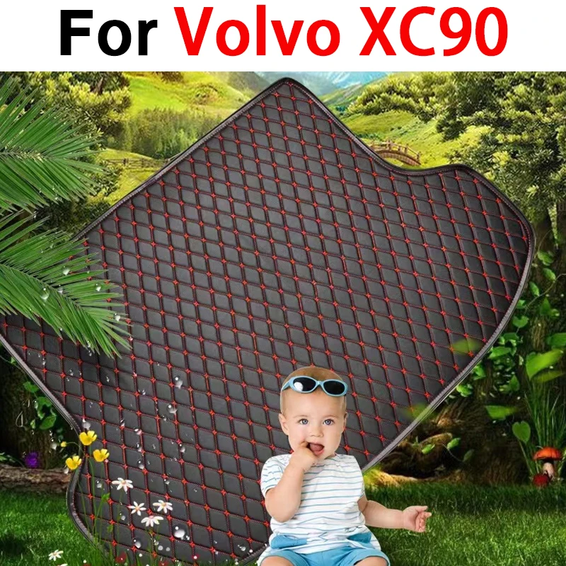 Коврик для багажника автомобиля Volvo XC90, пять сидений, 2015, 2016, 2017, 2018, 2019, 2020, 2021