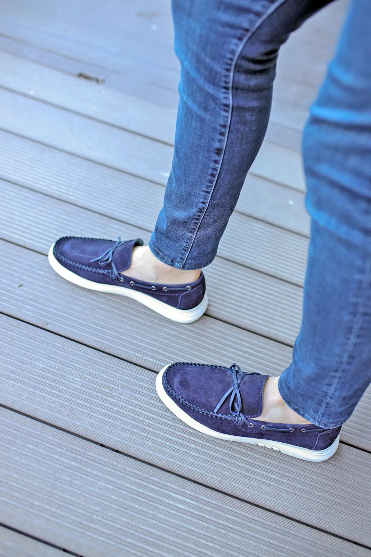 

Dicators Genuine Leather 12631 Navy Blue Suede Men 'S Sports Shoes