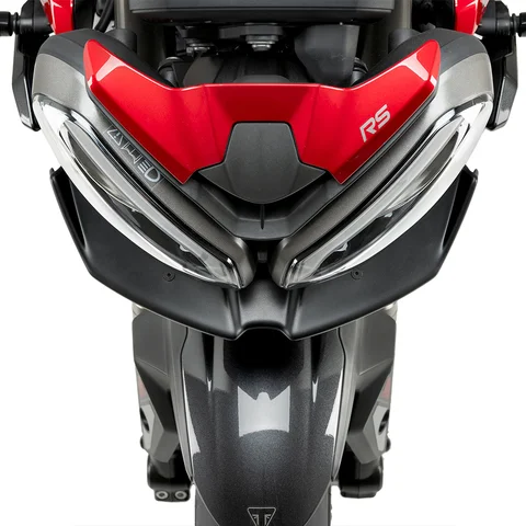 Для TRIUMPH Street Triple 765RS 765R 23-25 Скорость Тройной 1200RS 21-25 Прижимная сила Голые передние спойлеры Аэродинамический дефлектор крыла