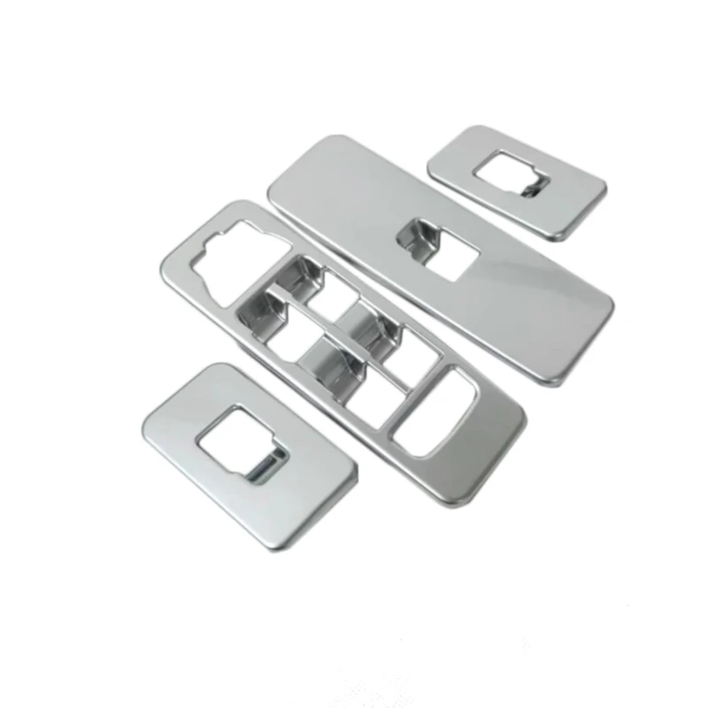 

Car Interior door window lift switch button cover trim sticker For Land Rover Discovery Sport 2015 2016 2017 Car styling 4pcs