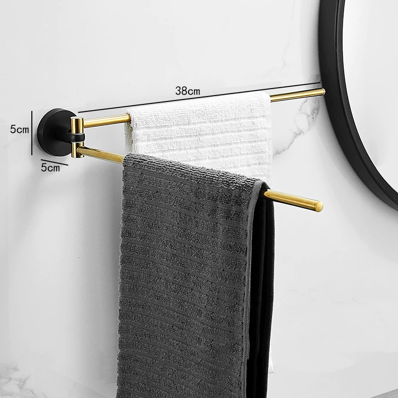 Двойная вешалка для полотенец XMSJ из нержавеющей стали