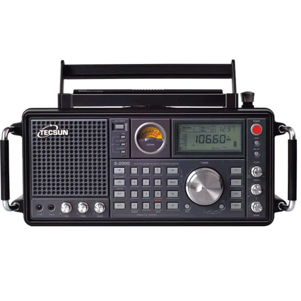 

This year's best selling TECSUN S-2000 SSB Double Conversion PLL FM/MW/SW/LW Air Band Professional Internet Portable Radio