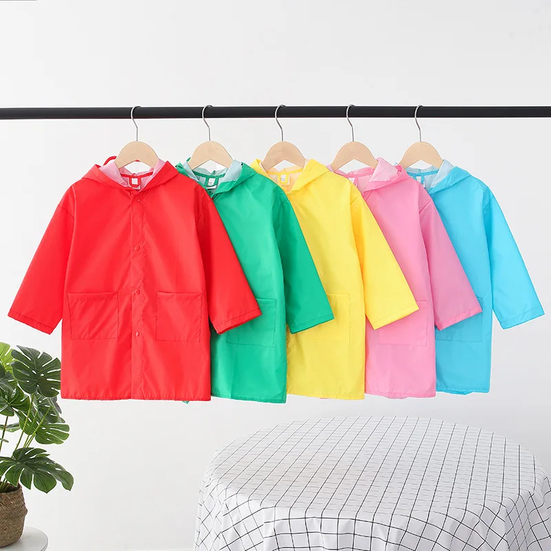 

cute little dinosaur waterproof windproof poncho children boys and girls kindergartenrain coat little girls/men poncho raincoat