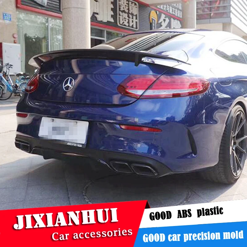 Спойлер для W205 Coupe 2015-2018Z Mercedes-Benz C-class спойлер купе из АБС-пластика цветной задний