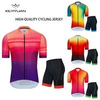 keyiyuan summer 2022 man cycling shirt breathable triathlon suit reflective bicycle clothing camisa bike roupas masculinas