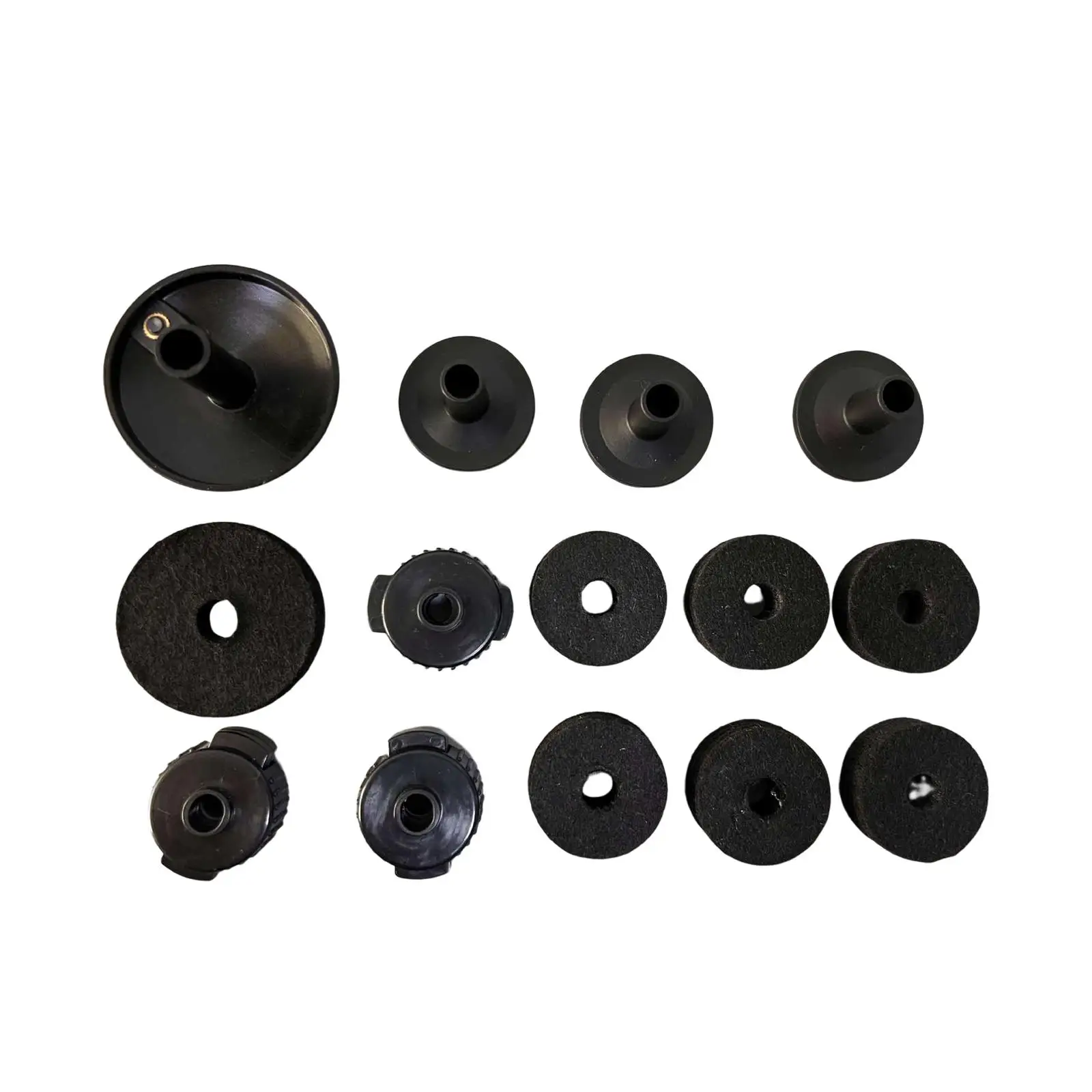 

14-Piece Drum Felt Set for Drum Accessories Replacement Percussion Instrument