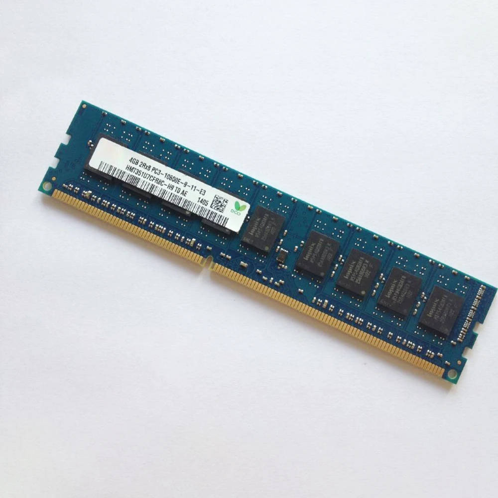 1 шт. для HP Z400 Z420 Z600 Z800 DDR3 4G 4 ГБ 1333 2Rx8 UDIMM ECC Серверная память Быстрая доставка