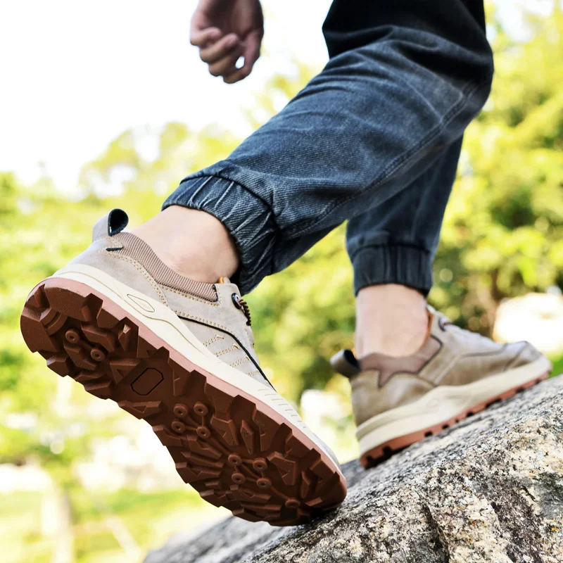 Xiaomi SALUDAS Men Genuine Leather Casual Fashion Luxury Men's Leather Shoes Outdoor Breathable Moccasins Walking Sneakers