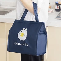portable lunch bags for women kids ice cooler picnic handbags insulated thermal bento box pouch children school food door bag