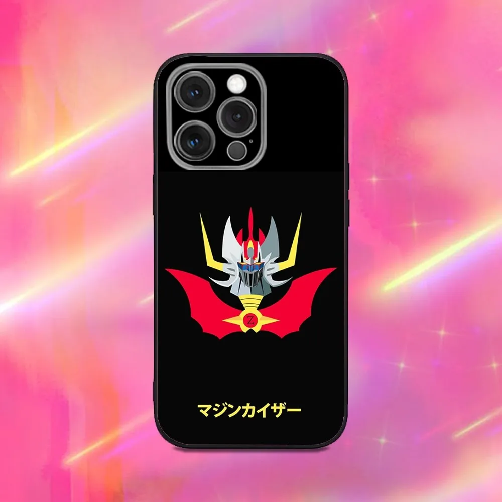 Чехол для телефона M-Mazinkaiser iPhone 16 15 14 13 12 11 Pro Max Plus X XS XR SE 8 7 Mini мягкий силиконовый