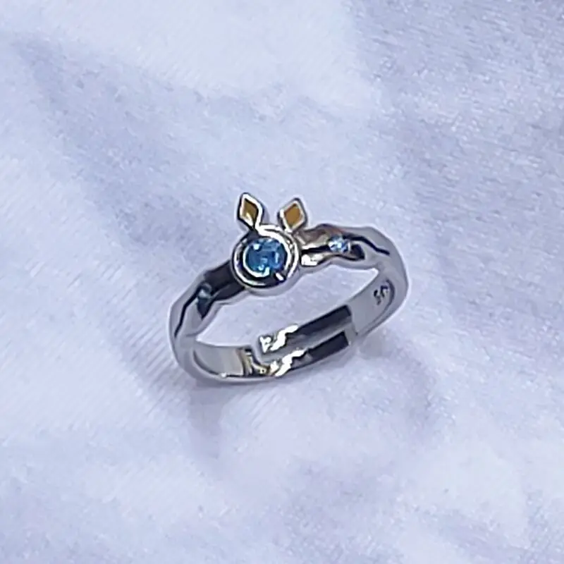 Cos Game Life Ring Zero Xiobidora Binary Anime Peripheral Silver Accessories