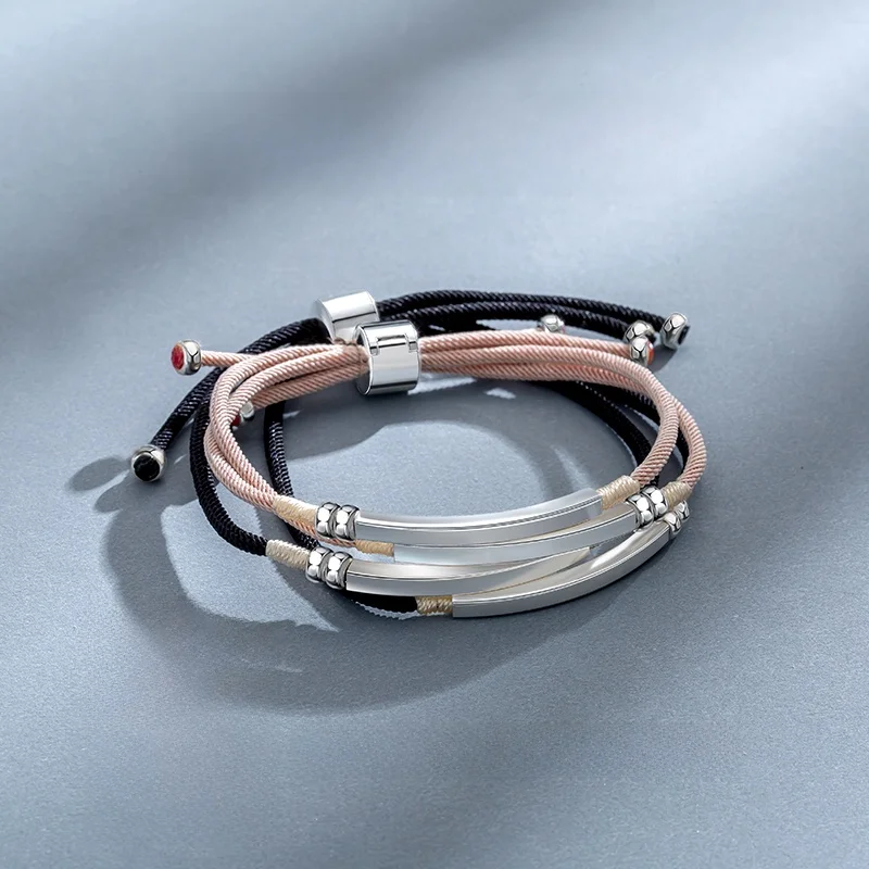 Браслет для пары пара браслетов пар девочек мужчин и женщин тканый ремешок из