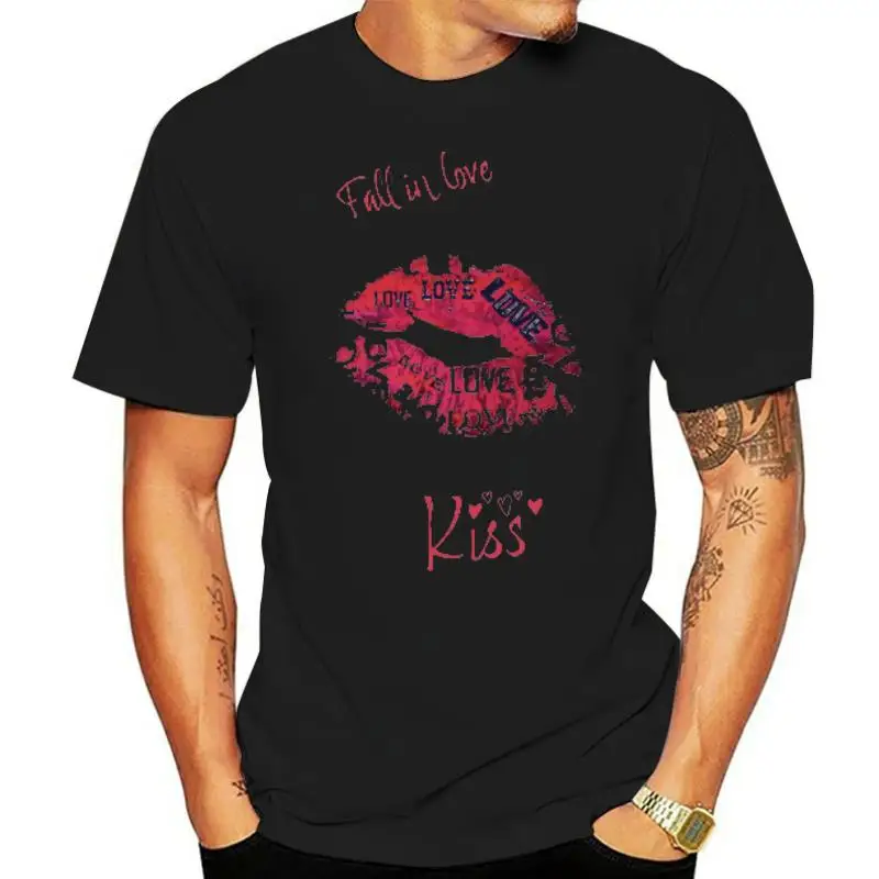 

Title: Fall In Love Print Woman Tshirts Summer Comfortable Clothes Large Casual Tshirts Fashion Breathable Soft Tshirt Woman