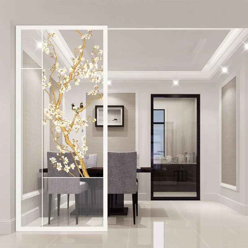 

Modern light luxury screen partition wall living room entrance porch decoration bedroom shelter wall