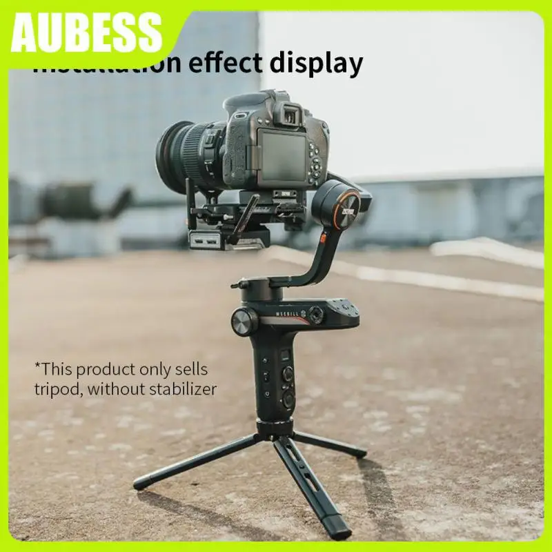 

Fashionable Tripod Rotating Camera Stand 1pc Camcorder Projector Bracket Foldable For Camera Desktop Universal Aluminum Tripod