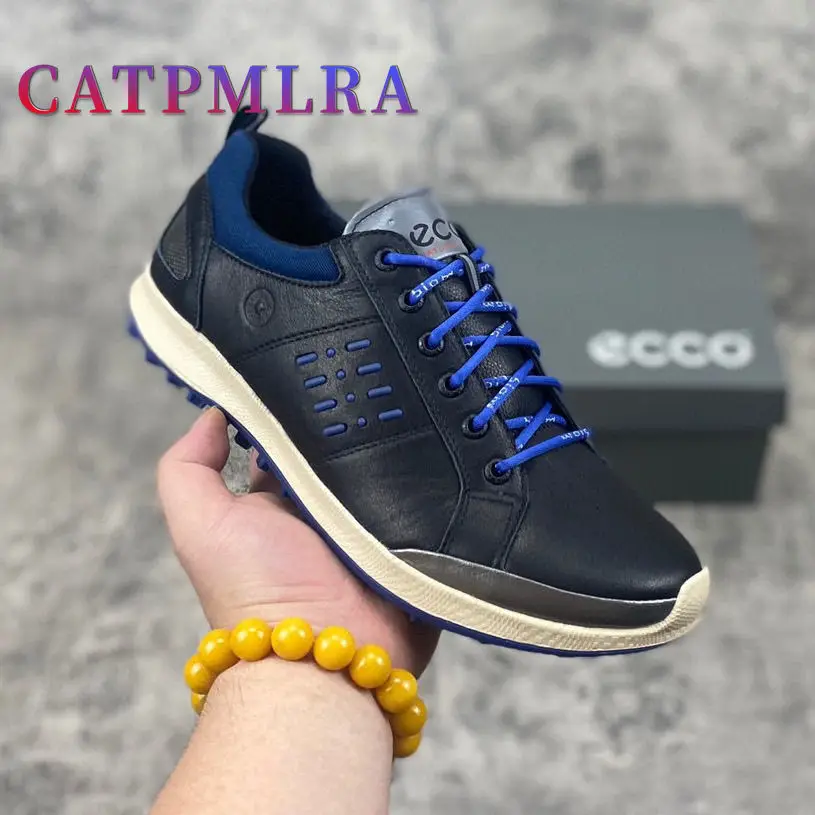 

Classic Men Golf Sneakers Professional Breathable Anti-Slip Shoes Men Golf Black White Genuine Leather Golf Sneakers for Men