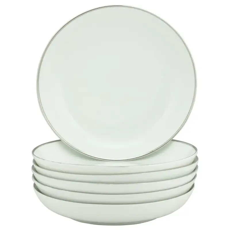 

Набор фарфоровых тарелок для супа Coupe Silver Line из 6 шт.