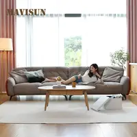 High-end Technology Matte Cloth Down Sofa Nordic Living Room Small Apartment Simple Custom Comfortable Back Sofa Seat Furniture