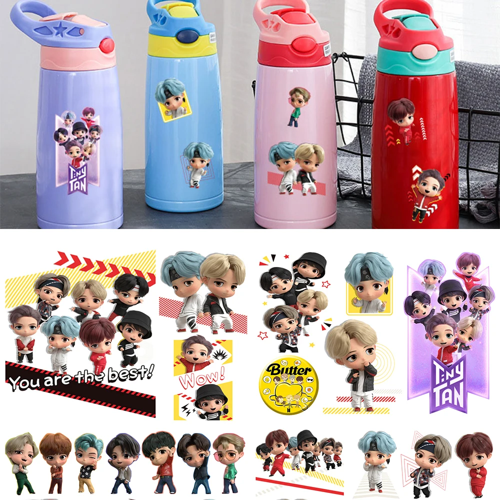 

Тату-наклейка Bangtan Boys, воздушный шар, детская игрушка, временные тату-наклейки, праздничный подарок, красивые парни, детские наклейки для мак...