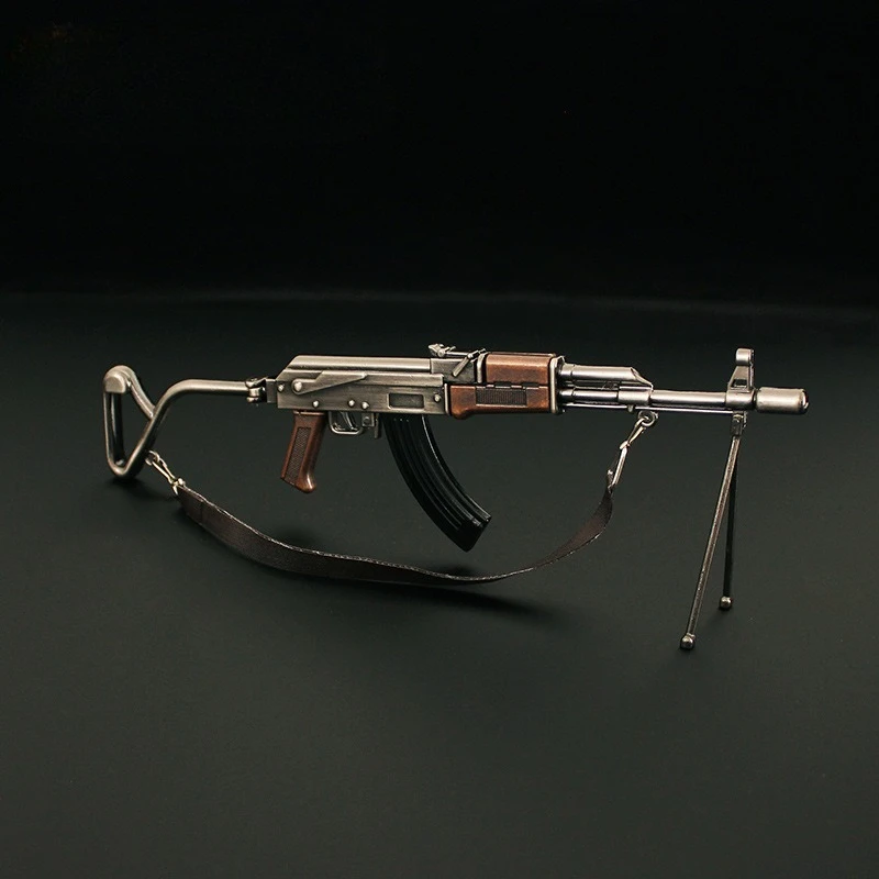 Фото Новая складная модель винтовки AK47, 20 см, съемная модель из сплава, украшения для дома, аксессуары, подарки для мужчин №3