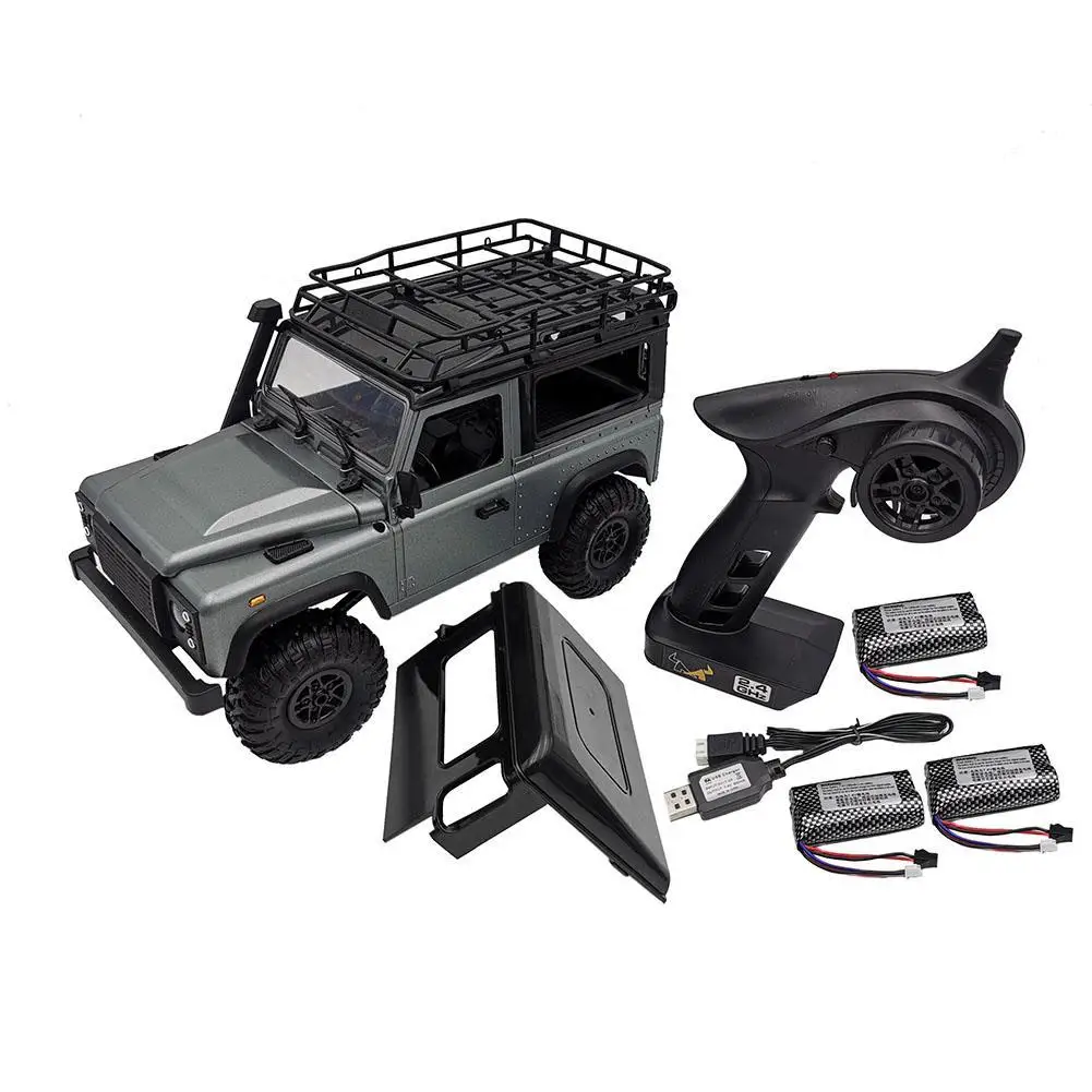 LeadingStar MN-99S 1/12 2.4G 4WD Rc Car W/ Turn Signal LED Light 2 Body Shell Roof Rack Crawler Truck RTR Toy enlarge