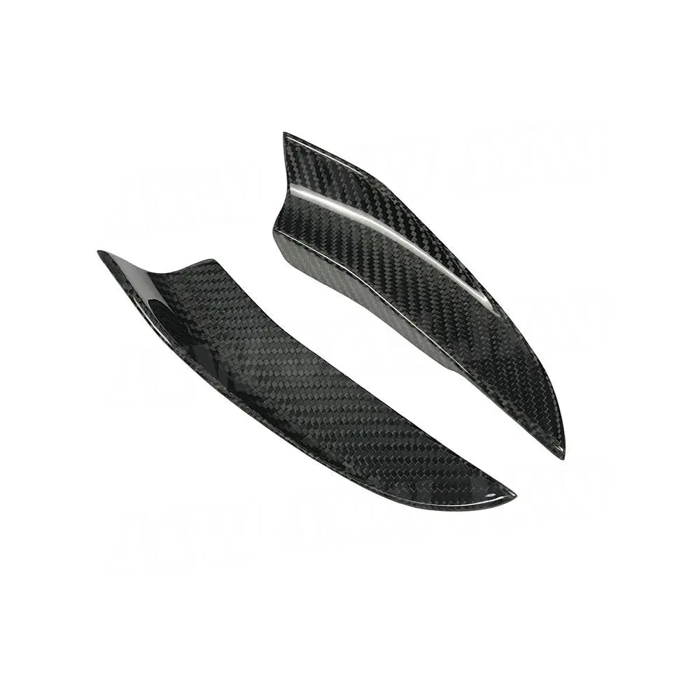 Сухой карбоновый передний бампер автомобиля плавники накладки на крылышки для