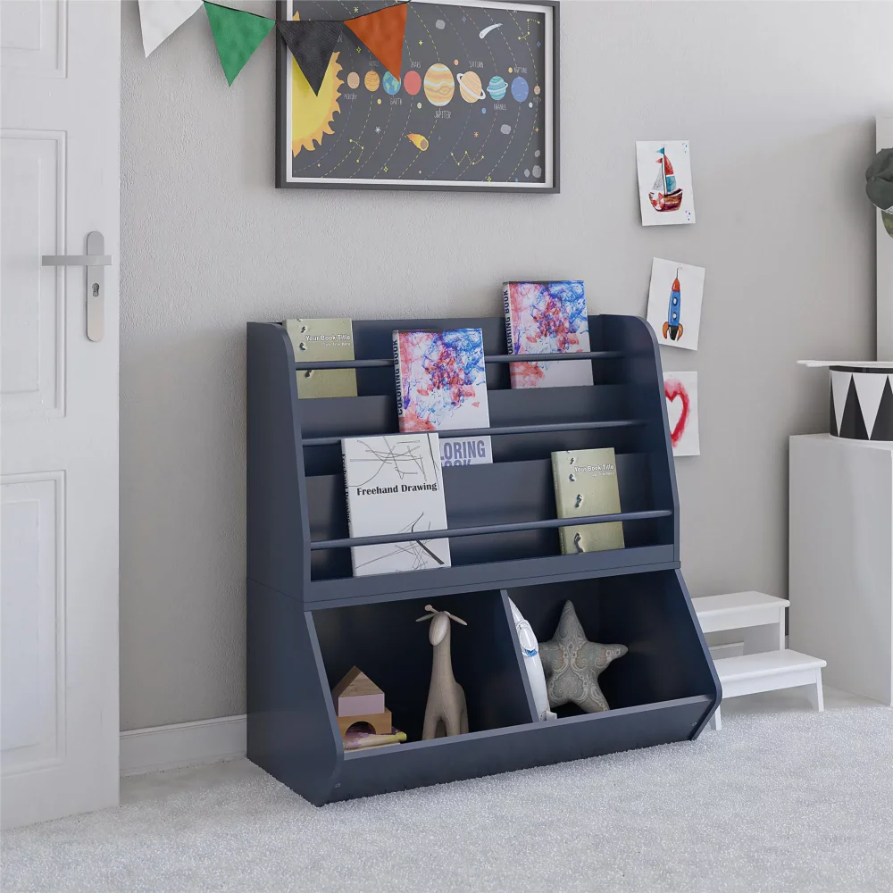 

Charli Kids Book and Toy Storage, 17.30 x 35.60 x 36.30 Inches