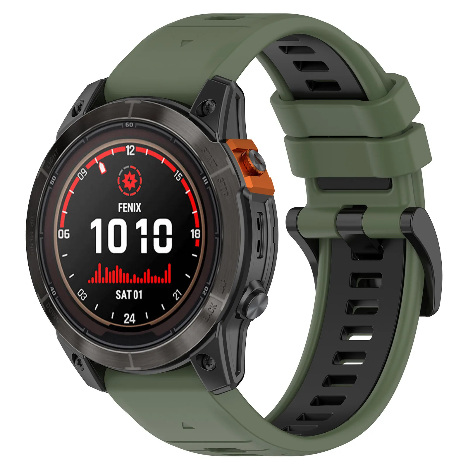 Фото Силиконовый ремешок для часов 22 мм для Garmin Fenix 8/E/7/6 Pro/Quatix 5/Epix/Instinct/MARQ/965 955, ремешок для умных часов №4