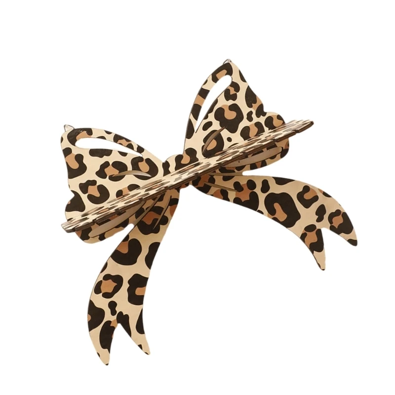 Минималистские деревянные органайзеры в форме галстука-бабочки настенная