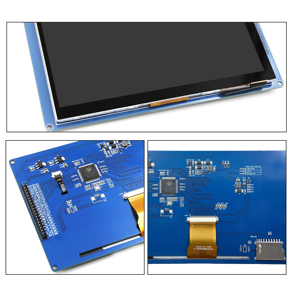 Фото 4.3/5/7-дюймовый сенсорный TFT LCD-монитор 40-контактный, интерфейс MiniSTM32 SPI, SSD1963, 320x240, MCU ILI9341, 8/16-битный LCD-модуль №2
