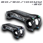 KRSCT GTR CNC шоссейный велосипед багажник горный MTB ствол-20 градусов 28,6*31,8 мм 8090100 мм велосипедные запчасти