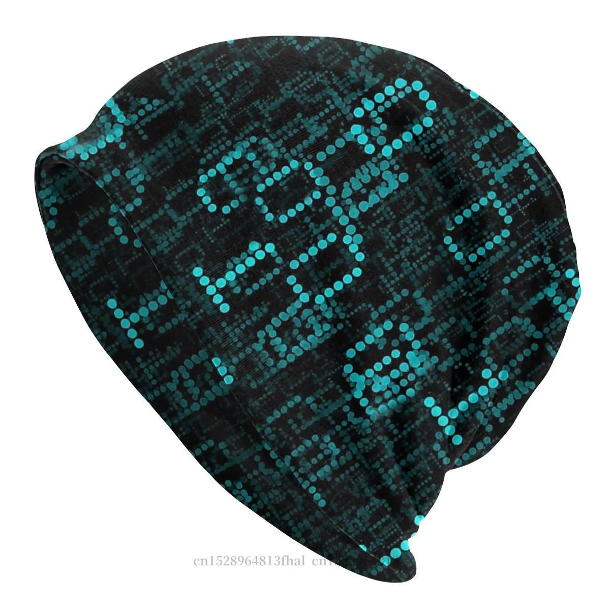 

Кепка, шапки Code для мужчин и женщин, Мужская тонкая шапка, теплая шапка с изображением облаков и двоичных данных, уличные шапочки, шапки-бини,...