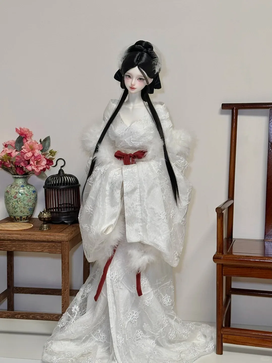 Фото Новая кукла BJD 1/3 Xiaoshu Tianxie, красивая женщина, высококачественный макияж, голова из смолы, игрушка-подарок, кукла-ангел с макияжем в наличии. №3