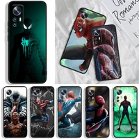 marvel spiderman character phone case for xiaomi mi a15x a26x a3cc9e play mix 3 8 9 9t note 10 lite pro black luxury soft