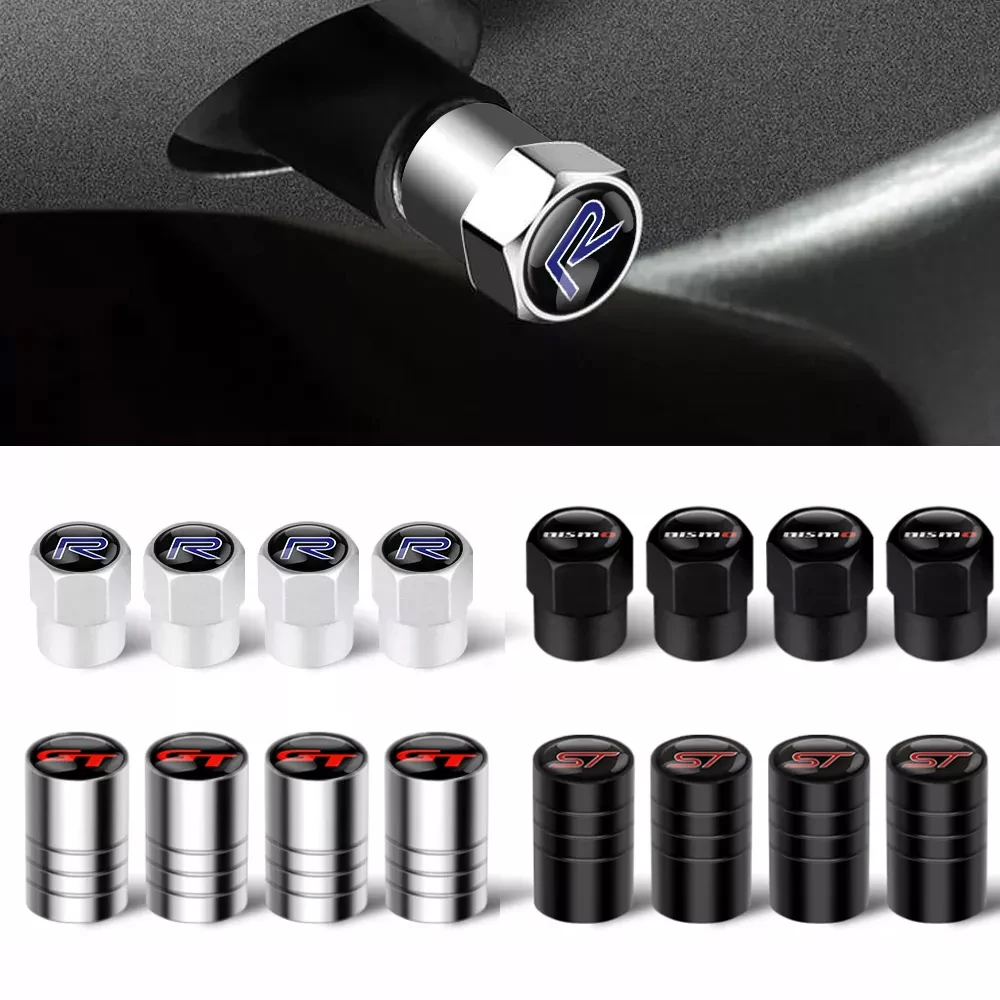 4 шт. металлические автомобильные Значки колпачки для клапанов колесных шин автомобильные аксессуары для MG zs hs 2022 zst ev GT HECTOR MG7 MG3 Экспресс-седана